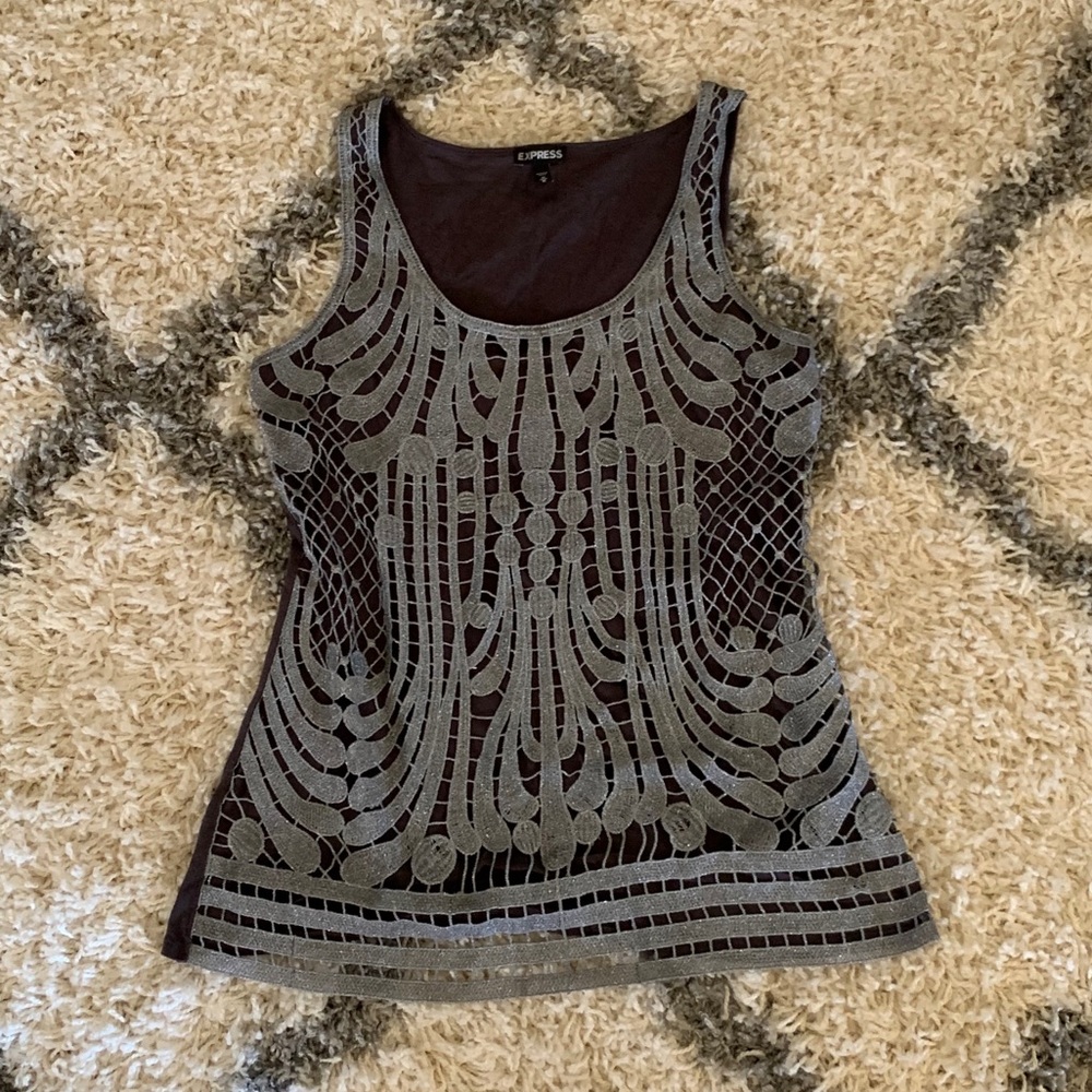 Express gray/silver tank